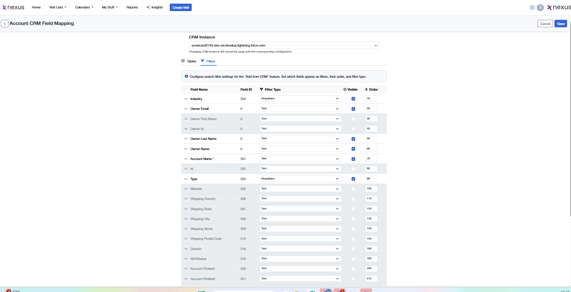 CRM Filter 1