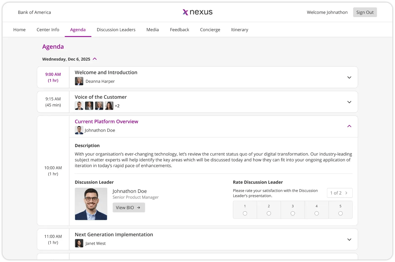 Attendee Feedback